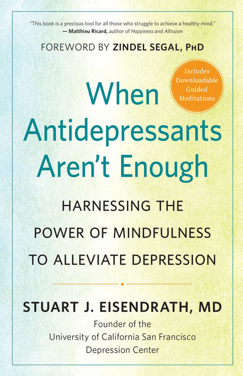 Book cover of When Antidepressants Aren’t Enough: Harnessing the Power of Mindfulness to Alleviate Depression