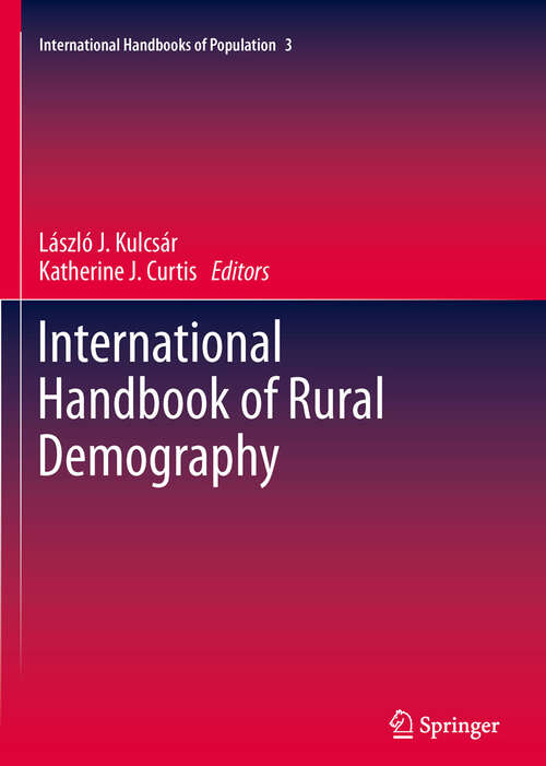 Book cover of International Handbook of Rural Demography