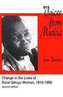 Book cover of Voices from Mutira : Change in the Lives of Rural Gikuyu Women,1910-1995