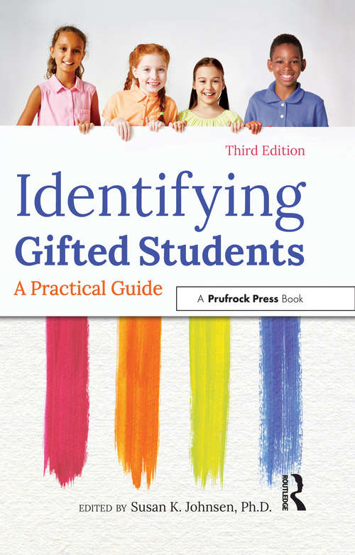 Book cover of Identifying Gifted Students: A Practical Guide (3)