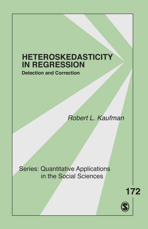 Book cover of Heteroskedasticity in Regression: Detection and Correction