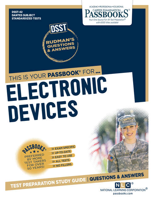 Book cover of ELECTRONIC DEVICES: Passbooks Study Guide (DANTES Subject Standardized Tests (DSST))