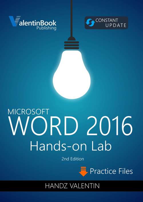 Book cover of Word 2016 Hands-On Lab