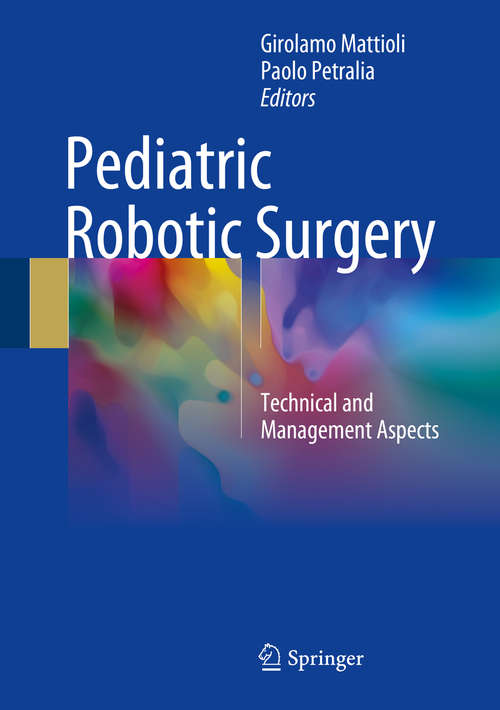 Book cover of Pediatric Robotic Surgery