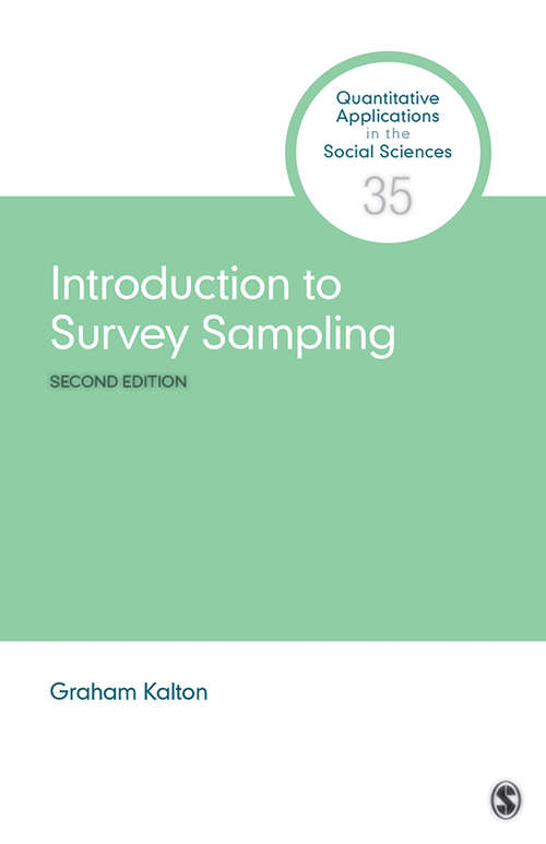 Book cover of Introduction to Survey Sampling (Second Edition) (Quantitative Applications in the Social Sciences #35)