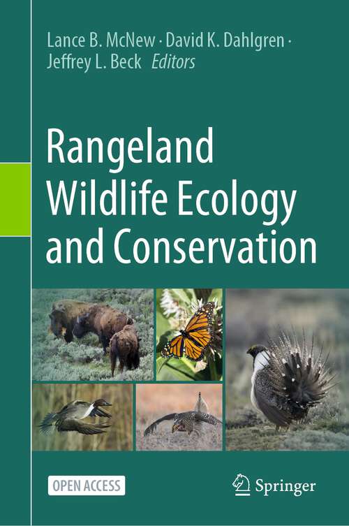 Book cover of Rangeland Wildlife Ecology and Conservation (1st ed. 2023)