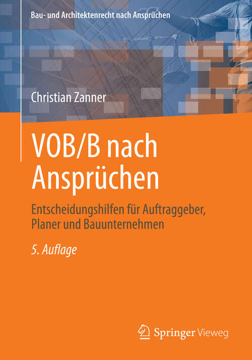 Book cover of VOB/B nach Ansprüchen