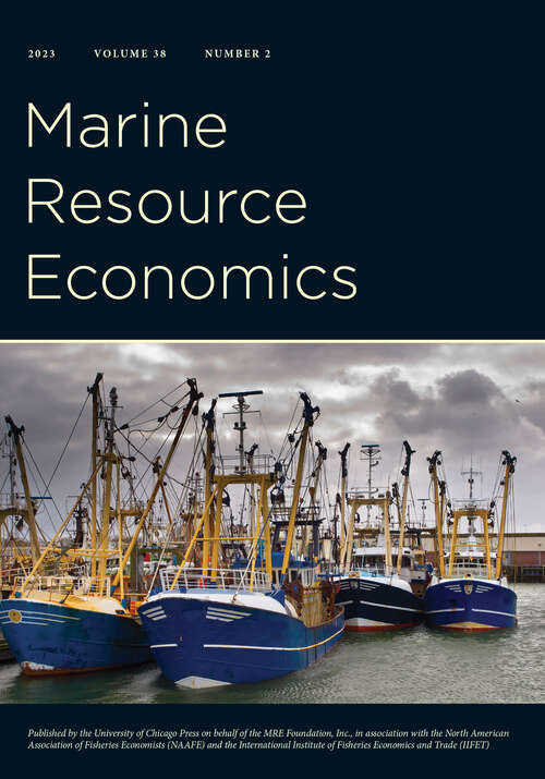 Book cover of Marine Resource Economics, volume 38 number 2 (April 2023)