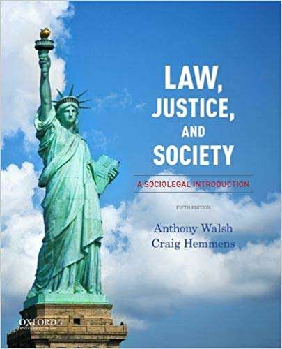 Book cover of Law, Justice, and Society: A Sociolegal Introduction (Fifth Edition)