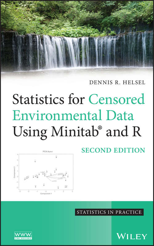 Book cover of Statistics for Censored Environmental Data Using Minitab and R