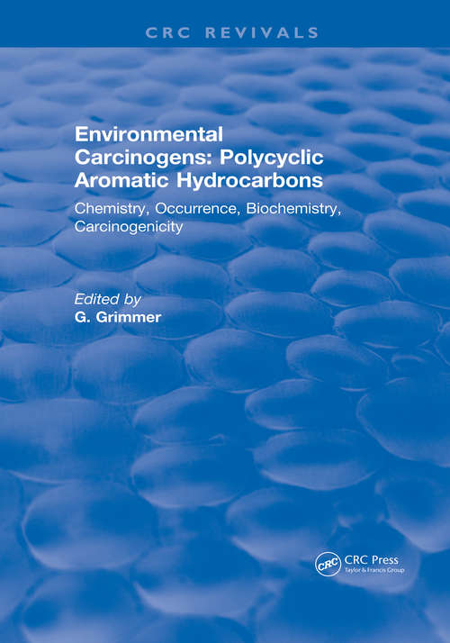 Book cover of Environmental Carcinogens: Polycyclic Aromatic Hydrocarbons