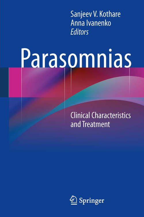 Book cover of Parasomnias: Clinical Characteristics and Treatment