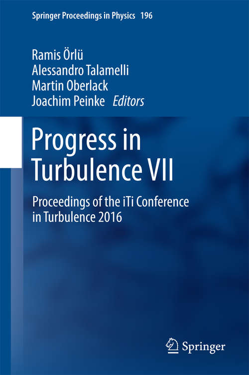 Book cover of Progress in Turbulence VII