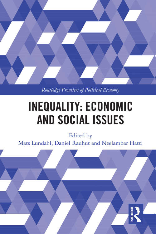 Book cover of Inequality: Economic and Social Issues (Routledge Frontiers of Political Economy)