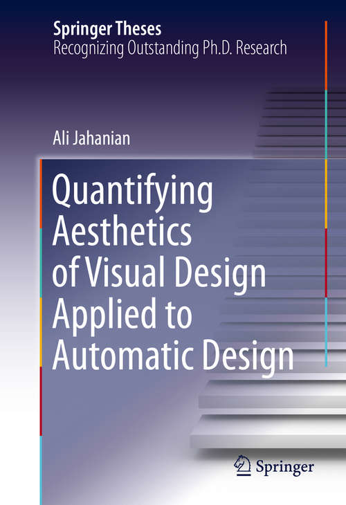 Book cover of Quantifying Aesthetics of Visual Design Applied to Automatic Design