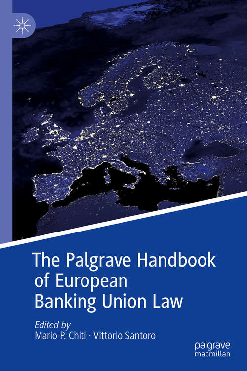 Book cover of The Palgrave Handbook of European Banking Union Law (1st ed. 2019)