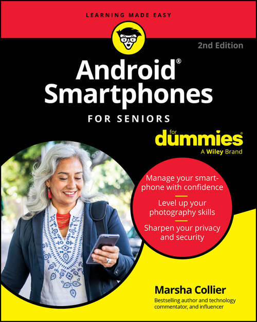 Book cover of Android Smartphones For Seniors For Dummies