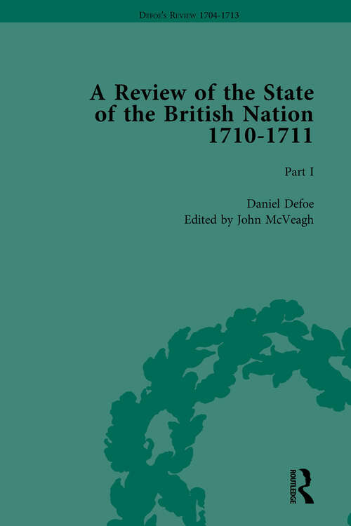 Book cover of Defoe's Review 1704�13, Volume 7 (Defoe's Review 1704–13)