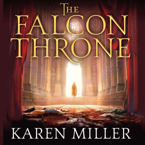 Book cover of The Falcon Throne: Book One of the Tarnished Crown (Tarnished Crown #1)