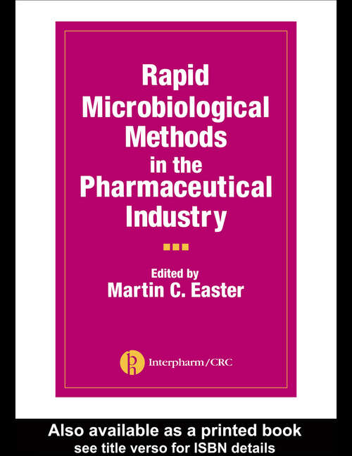 Book cover of Rapid Microbiological Methods in the Pharmaceutical Industry