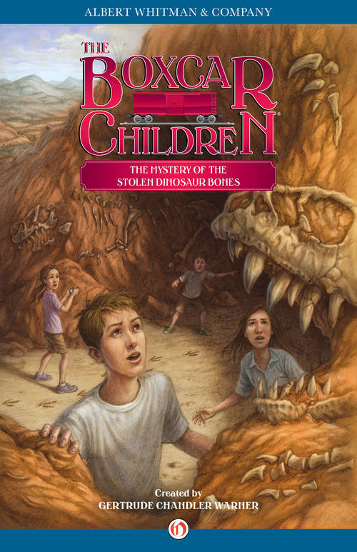 Book cover of The Mystery of the Stolen Dinosaur Bones (The Boxcar Children #139)
