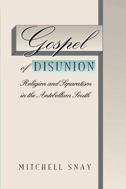 Book cover of Gospel of Disunion