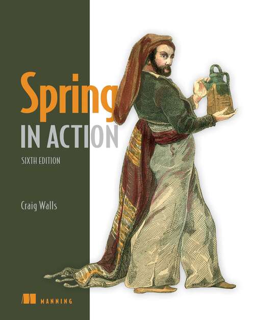 Book cover of Spring in Action, Sixth Edition