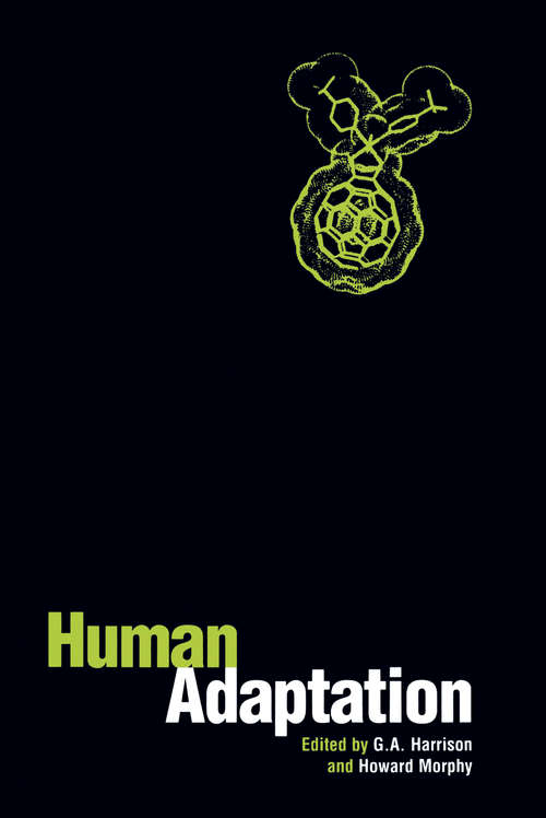 Book cover of Human Adaptation