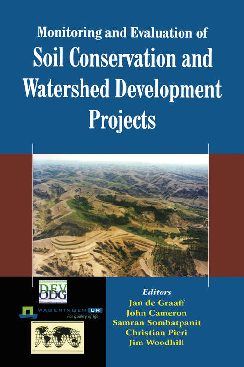 Book cover of Monitoring and Evaluation of Soil Conservation and Watershed Development Projects
