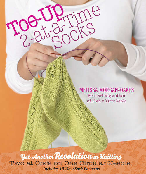 Book cover of Toe-Up 2-at-a-Time Socks: Yet Another Revolution in Knitting Two at Once on One Circular Needle! Includes 15 New Sock Patterns