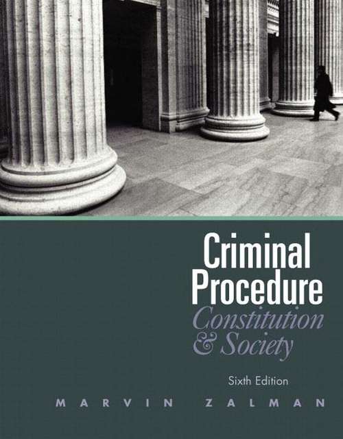 Book cover of Criminal Procedure (Sixth Edition)
