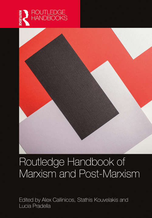 Book cover of Routledge Handbook of Marxism and Post-Marxism