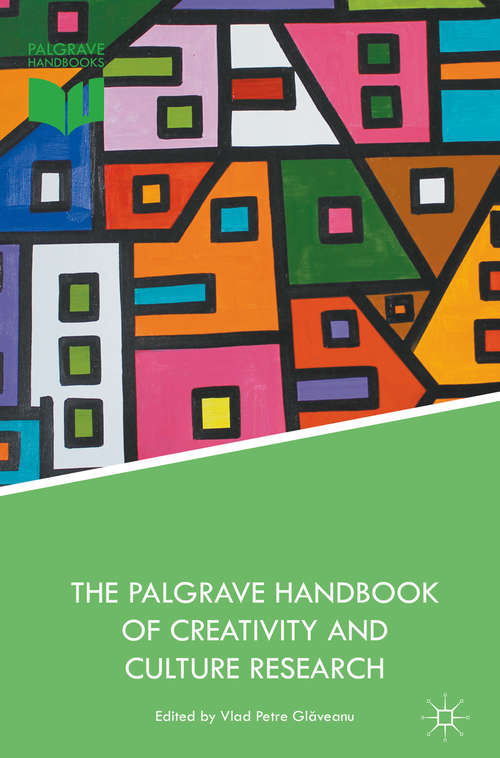 Book cover of The Palgrave Handbook of Creativity and Culture Research