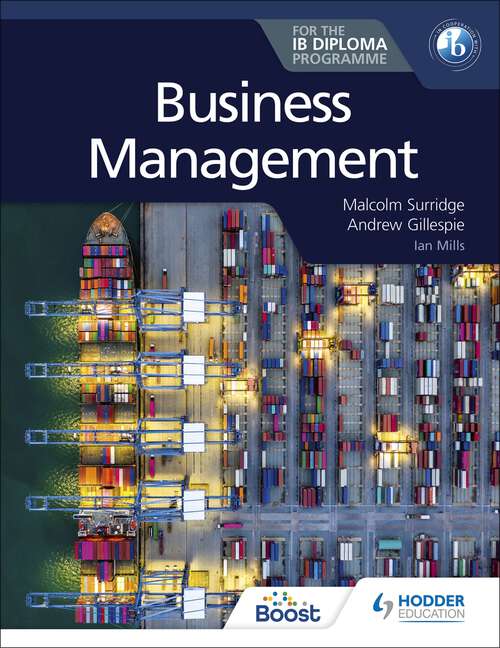Book cover of Business Management for the IB Diploma