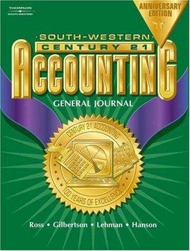 Book cover of Century 21 General Journal Accounting: Introductory Course
