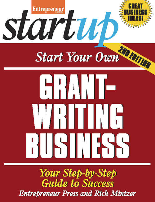 Book cover of Start Your Own Grant Writing Business