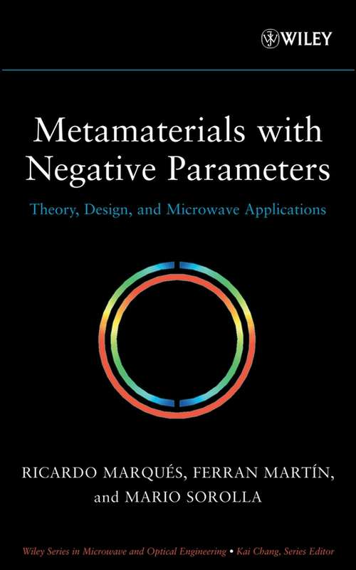 Book cover of Metamaterials with Negative Parameters