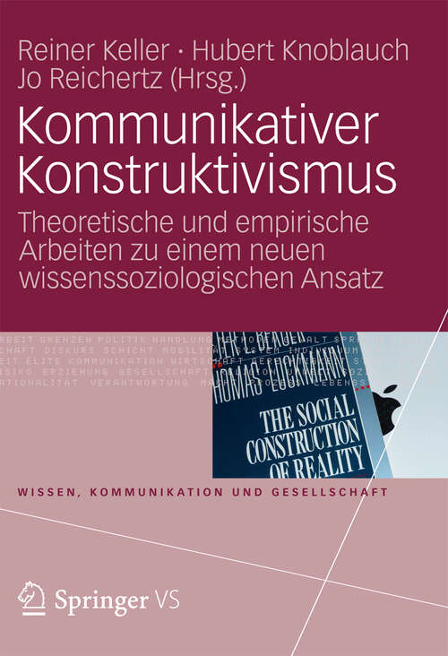 Book cover of Kommunikativer Konstruktivismus