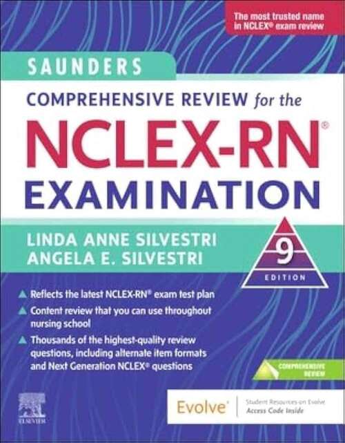 Book cover of Saunders Comprehensive Review For The Nclex-rn® Examination (9)