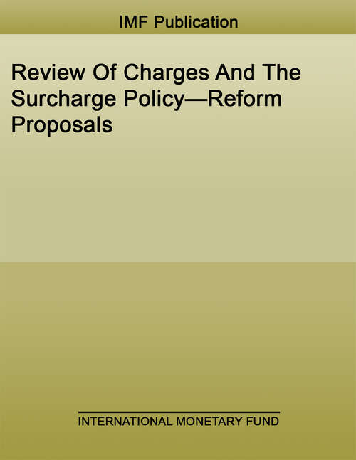 Book cover of Review Of Charges And The Surcharge Policy—Reform Proposals