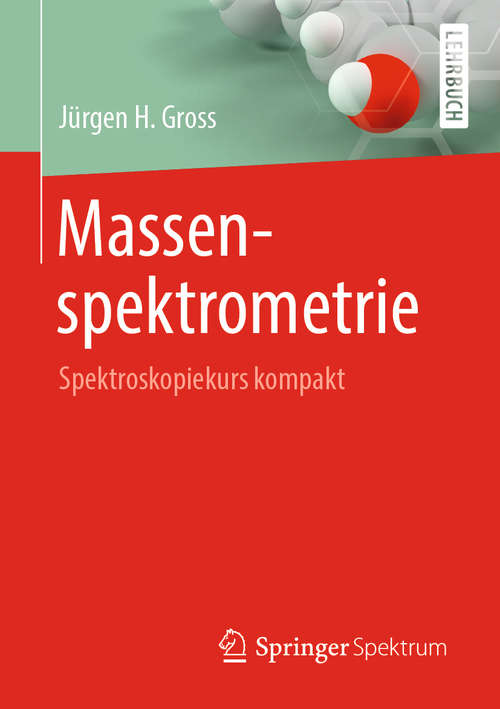 Book cover of Massenspektrometrie: Ein Lehrbuch