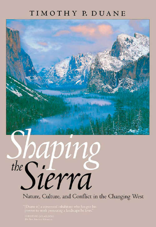 Book cover of Shaping the Sierra