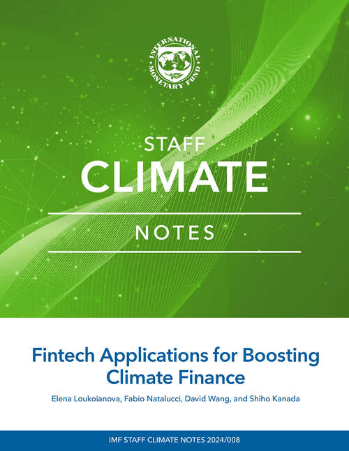 Book cover of Fintech Applications for Boosting Climate Finance