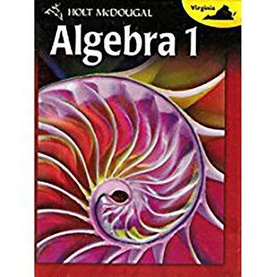 Book cover of Holt McDougal Algebra 1 (Virginia Edition)