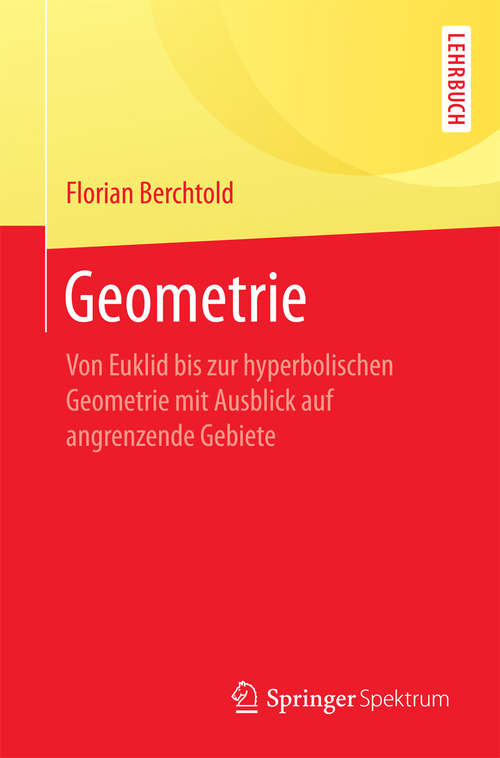 Book cover of Geometrie