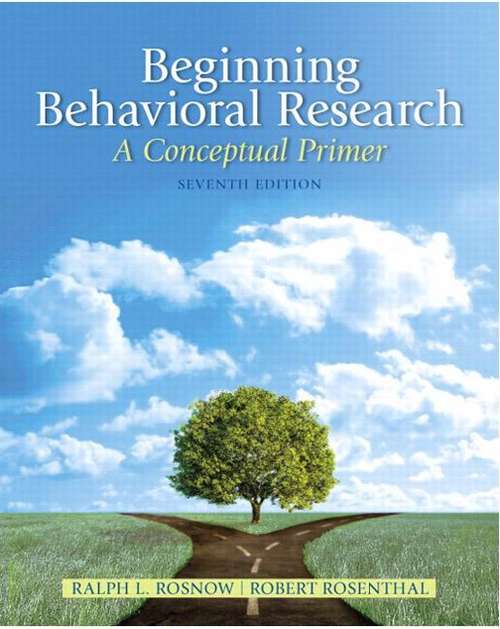 Book cover of Beginning Behavioral Research: A Conceptual Primer (Seventh Edition)