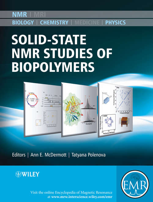 Book cover of Solid State NMR Studies of Biopolymers