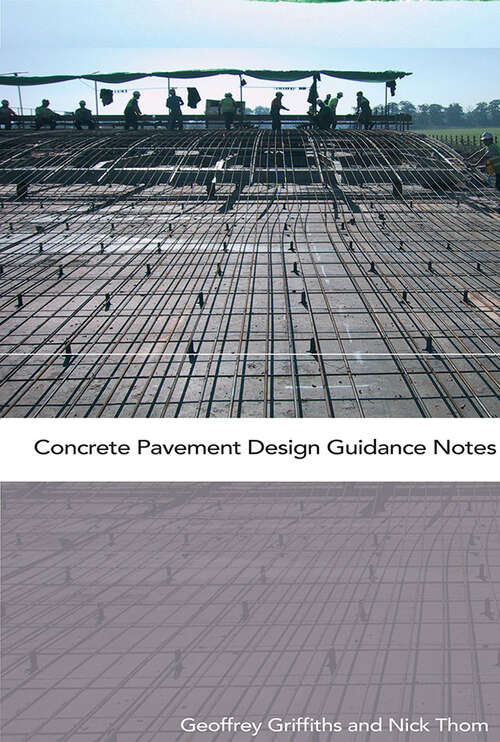 Book cover of Concrete Pavement Design Guidance Notes