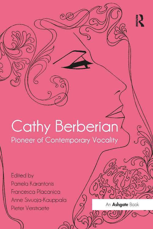 Book cover of Cathy Berberian: Pioneer Of Contemporary Vocality