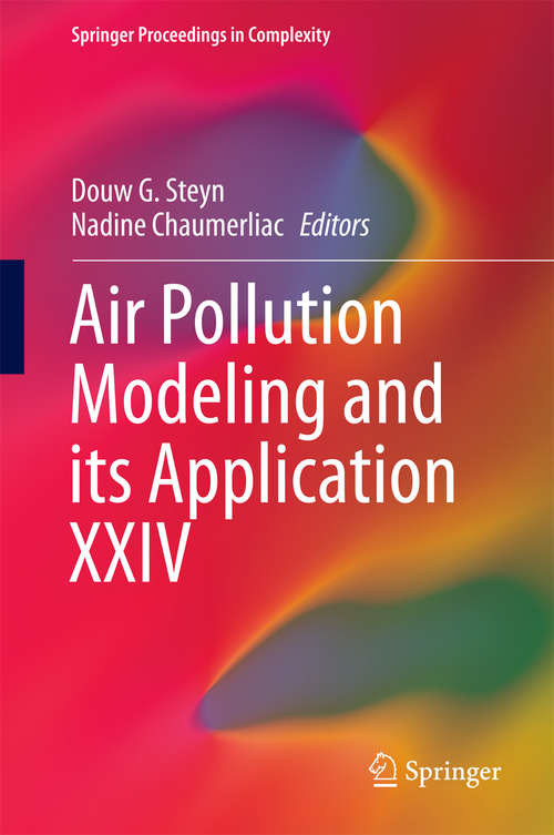 Book cover of Air Pollution Modeling and its Application XXIV (Springer Proceedings in Complexity)